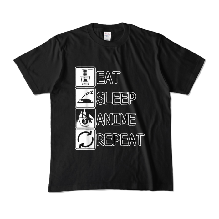 カラーTシャツ - M - ブラック (濃色)