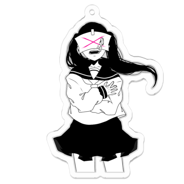 アクリルキーホルダー（コーティング） - 70 x 70 (mm)