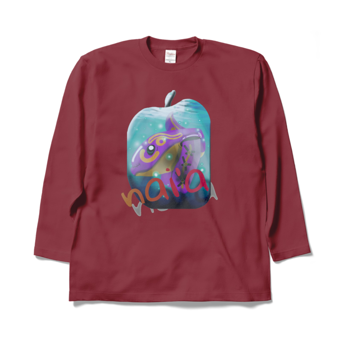 ロングスリーブTシャツ - XL - バーガンディ