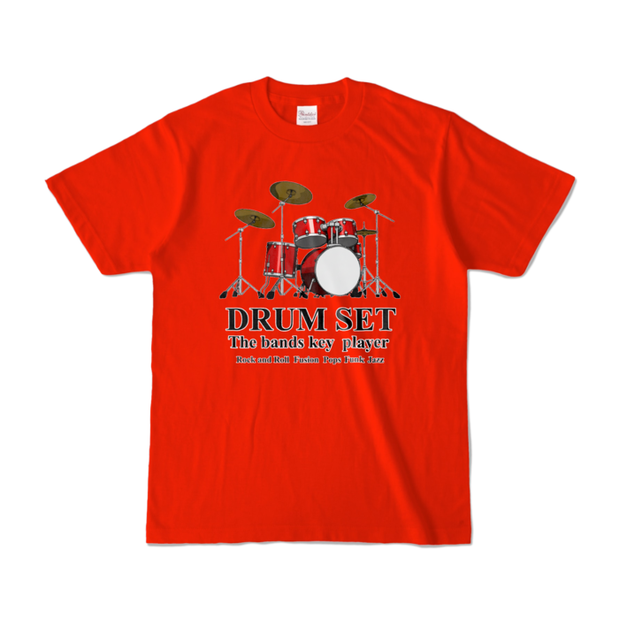 カラーTシャツ - S - レッド (濃色)