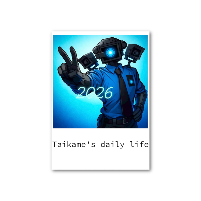 フォト風カード - 縦 - 片面