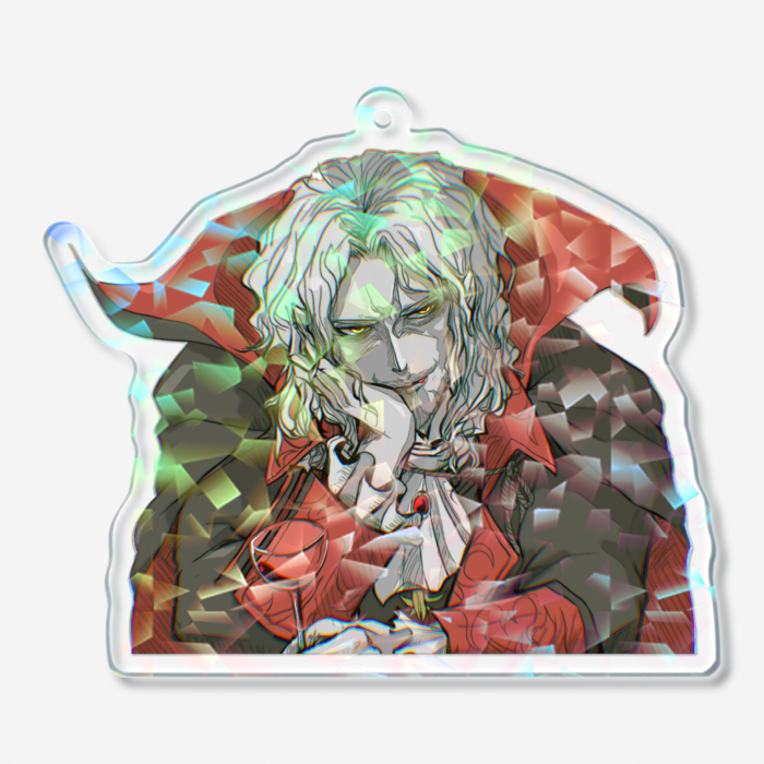 ホログラムアクリルキーホルダー - 70 × 70mm