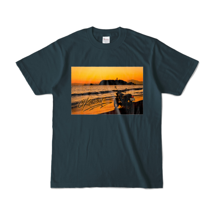 カラーTシャツ - S - デニム (濃色)