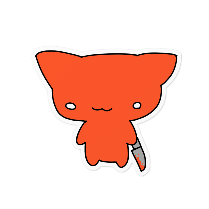 ステッカー - 100 x 100 (mm)