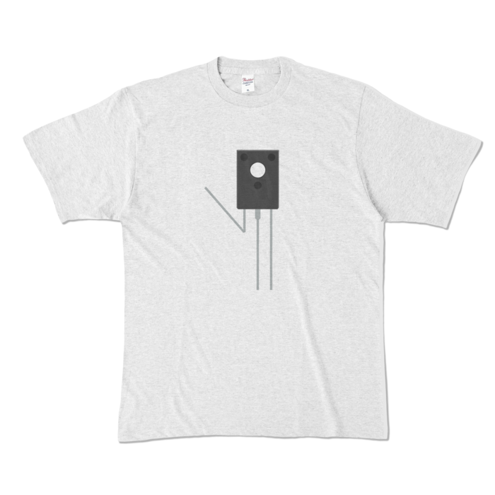 カラーTシャツ - XL - アッシュ (淡色)