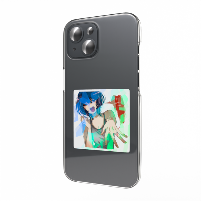 ホログラムスマホステッカー - 縦