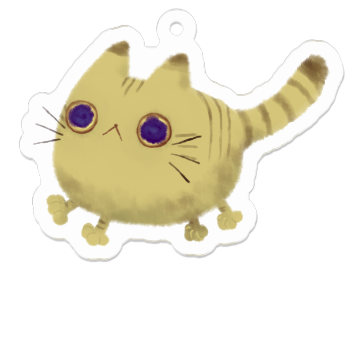 アクリルキーホルダー - 50 x 50 (mm)