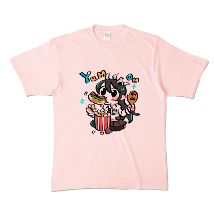 カラーTシャツ - XL - ライトピンク (淡色)