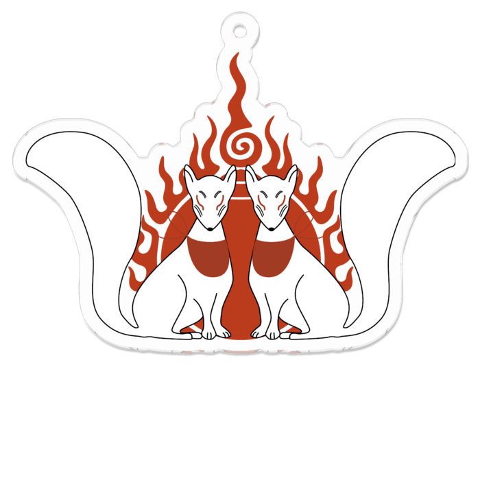 アクリルキーホルダー - 70 x 70 (mm)