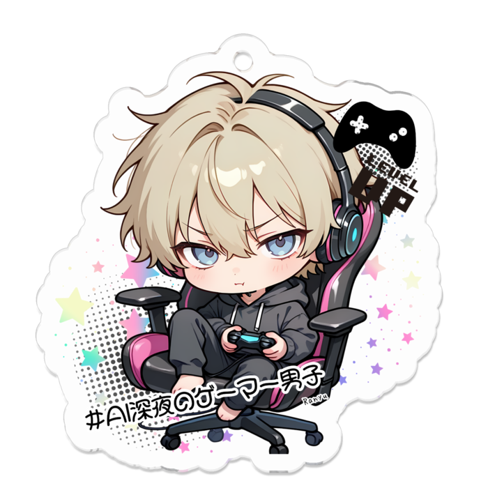 らんゆタグシリーズ【アクリルキーホルダーB】