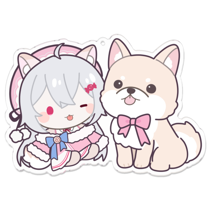 アクリルキーホルダー - 100 x 100 (mm)