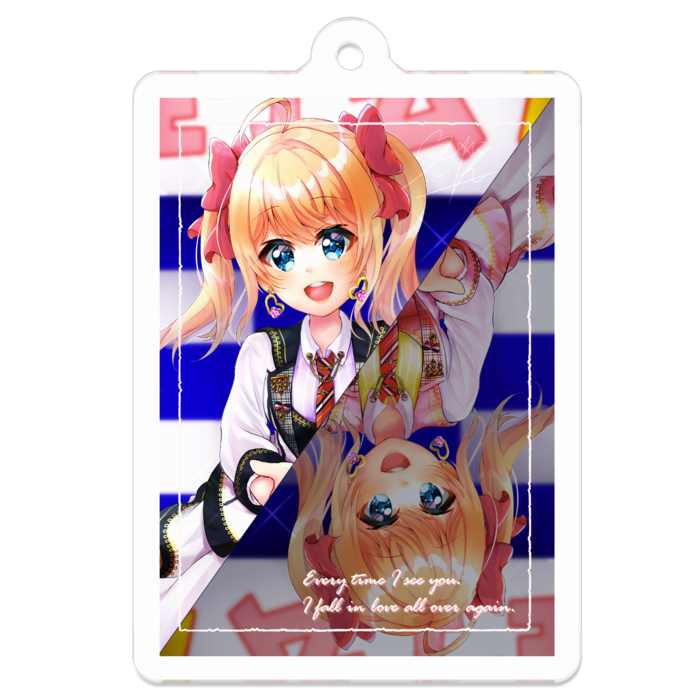 アクリルキーホルダー - 50 x 50 (mm)