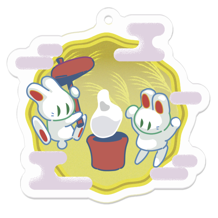 アクリルキーホルダー - 50 x 50 (mm)