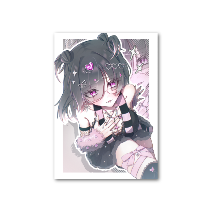 フォト風カード - 縦 - 片面