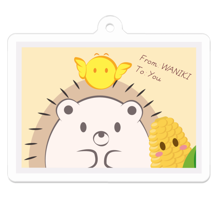 アクリルキーホルダー - 50 x 50 (mm)