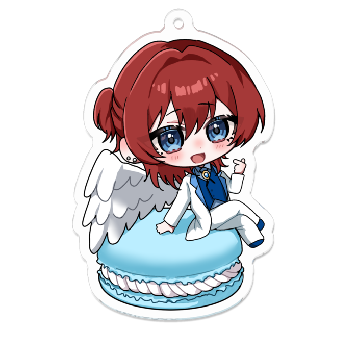 アクリルキーホルダー（コーティング） - 70 x 70 (mm)