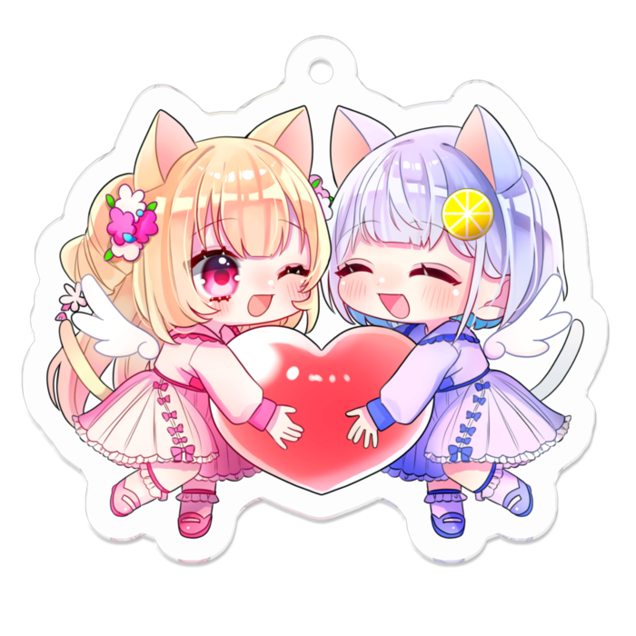 アクリルキーホルダー - 50 x 50 (mm)