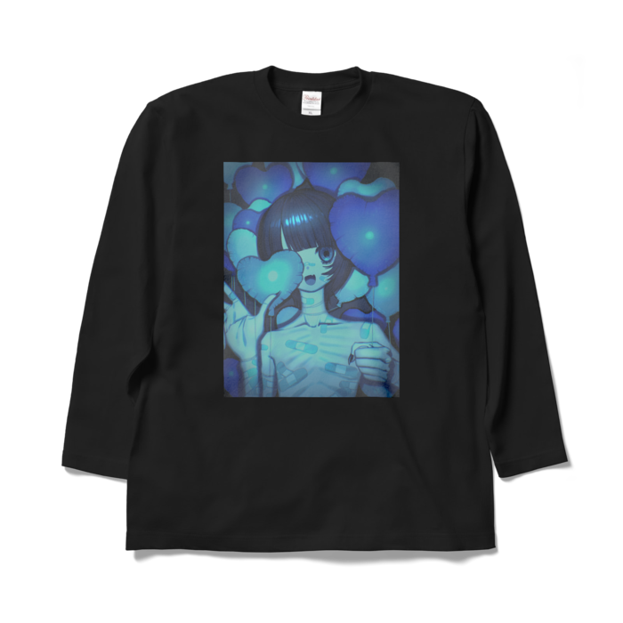 ロングスリーブTシャツ - XL - ブラック