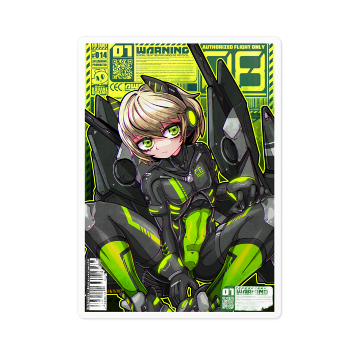 ステッカー - 100 x 100 (mm)