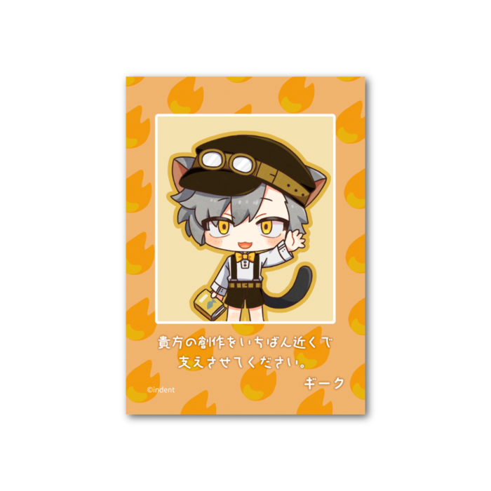 フォト風カード - 縦 - 片面