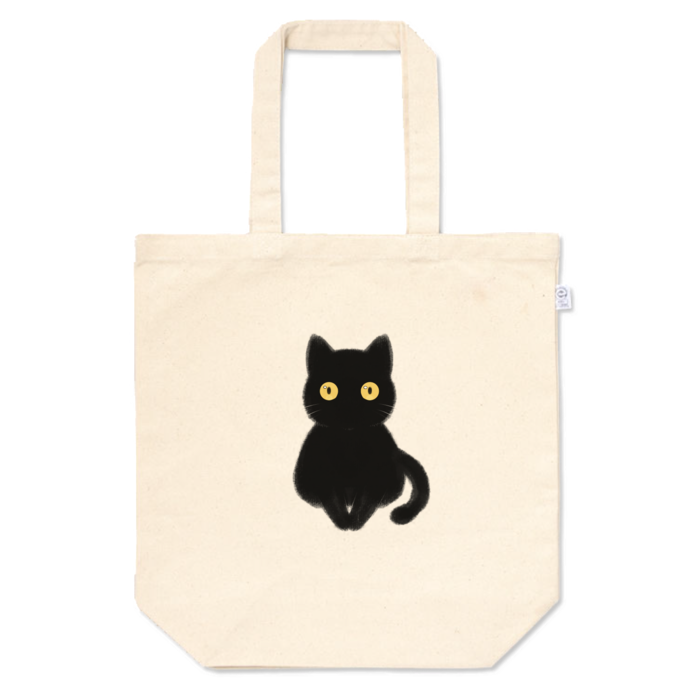 トートバッグ - M - 黒猫2