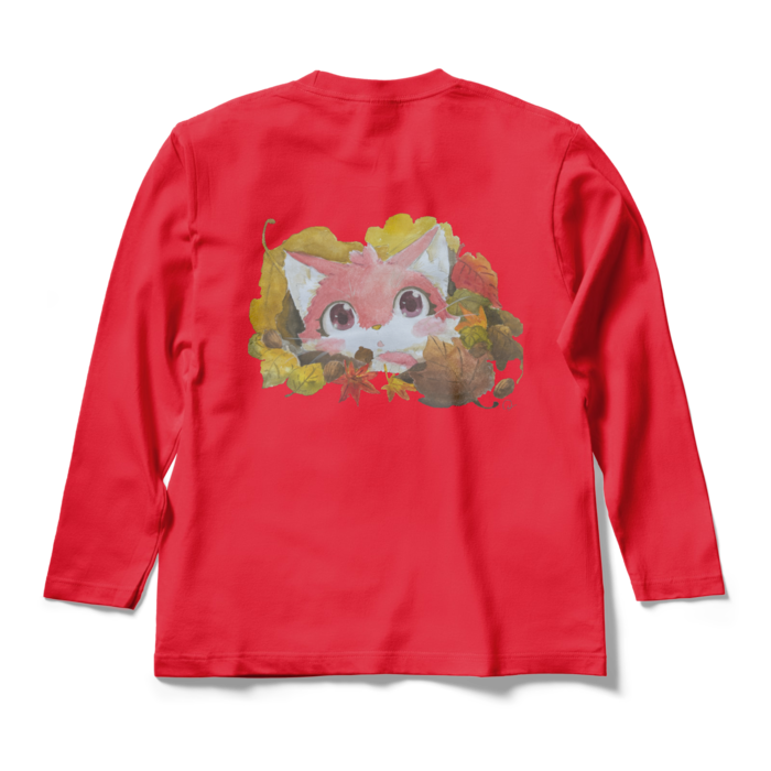 ロングスリーブTシャツ - M - レッド(1)