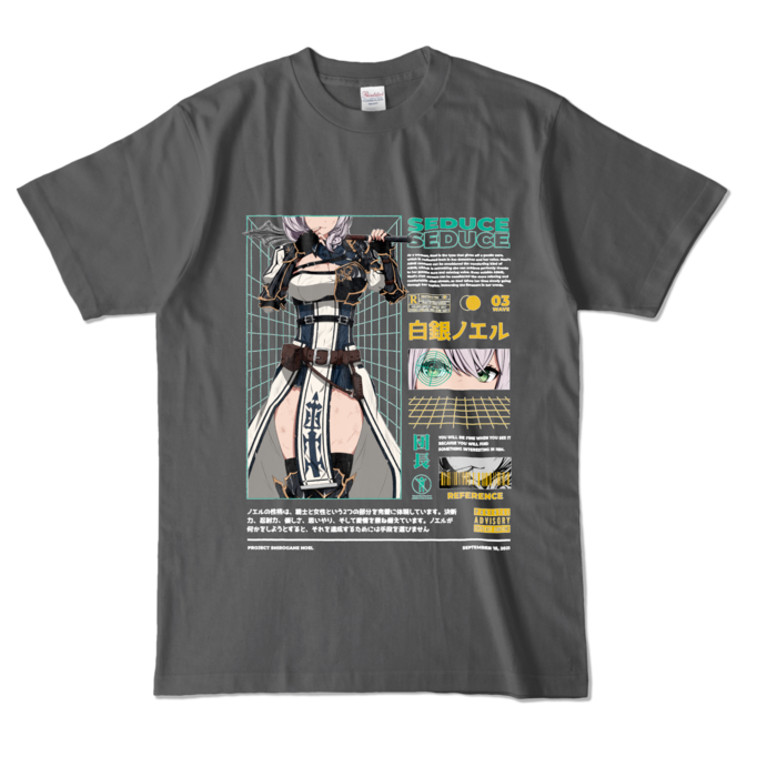 カラーTシャツ - L - チャコール (濃色)