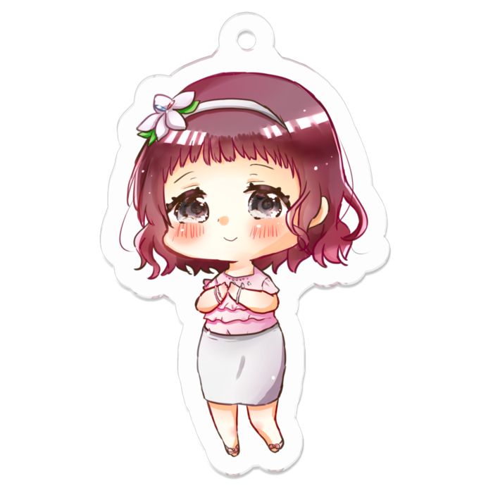 アクリルキーホルダー - 50 x 50 (mm)