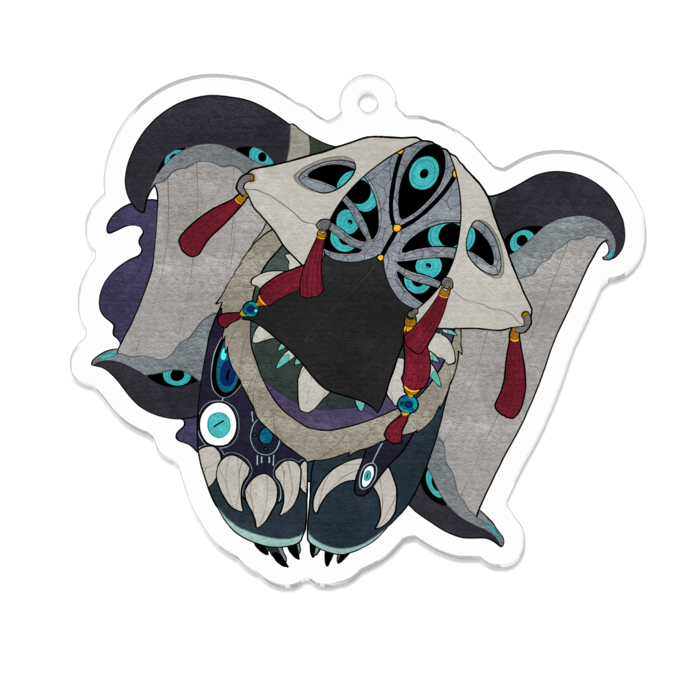 アクリルキーホルダー - 70 x 70 (mm)