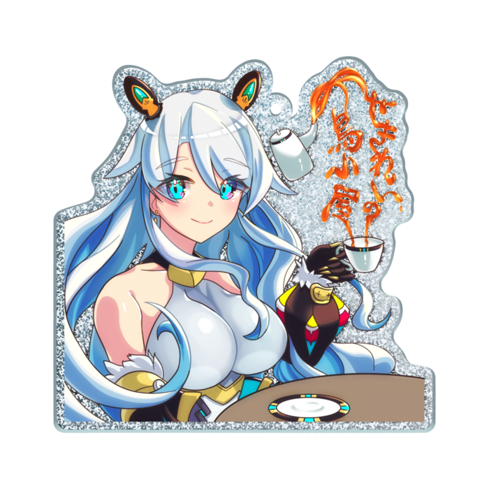 ラメアクリルキーホルダー - 70 × 70mm