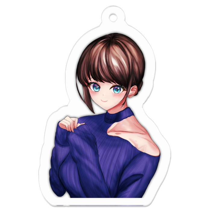 アクリルキーホルダー - 50 x 50 (mm)