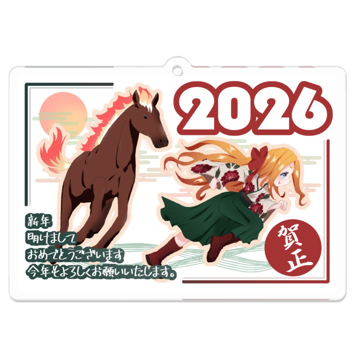 アクリルキーホルダー - 70 x 70 (mm)