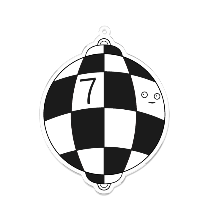 アクリルキーホルダー - 100 x 100 (mm)
