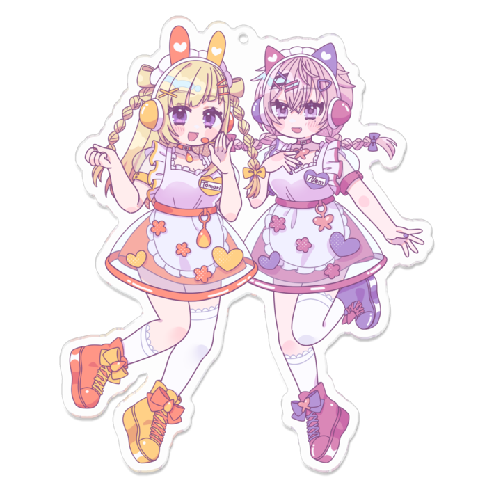 アクリルキーホルダー - 100 x 100 (mm)