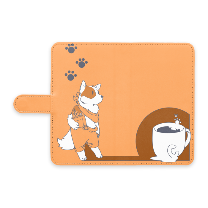 手帳型Androidケース - L - ストラップ穴 なし