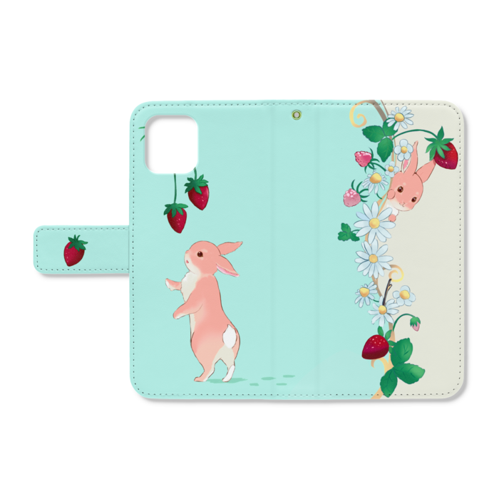 手帳型iPhoneケース - iPhone11 - ストラップ穴 あり