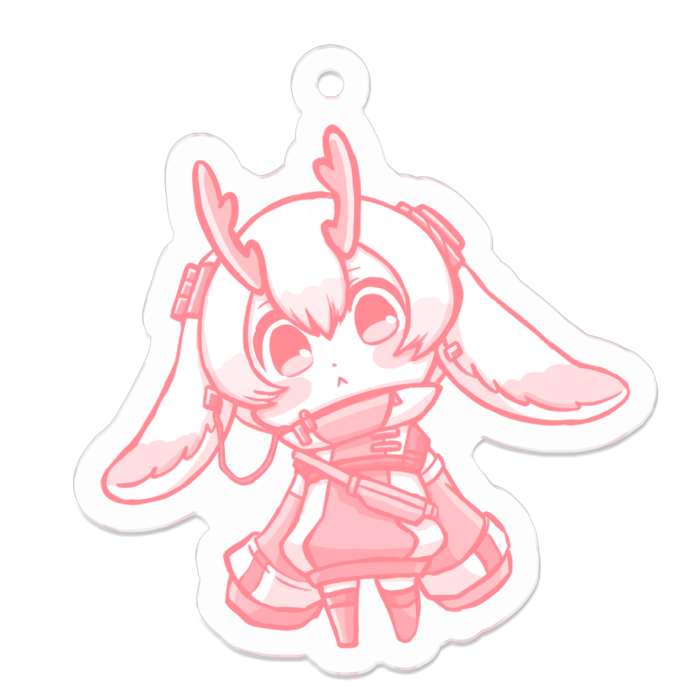 アクリルキーホルダー - 50 x 50 (mm)