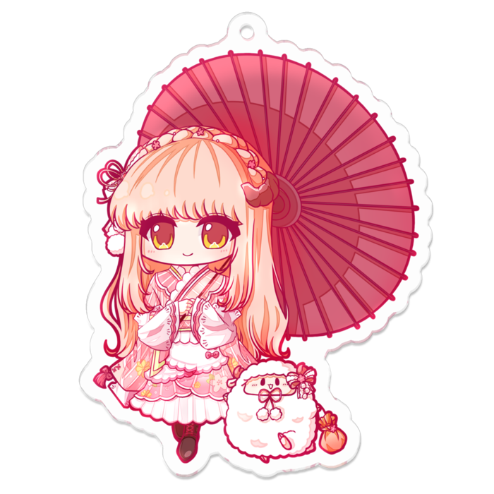 おさんぽひつじ  - 70 x 70 (mm)