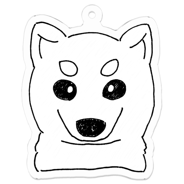 アクリルキーホルダー - 50 x 50 (mm)