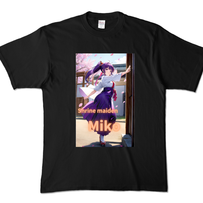 カラーTシャツ - XL - ブラック (濃色)