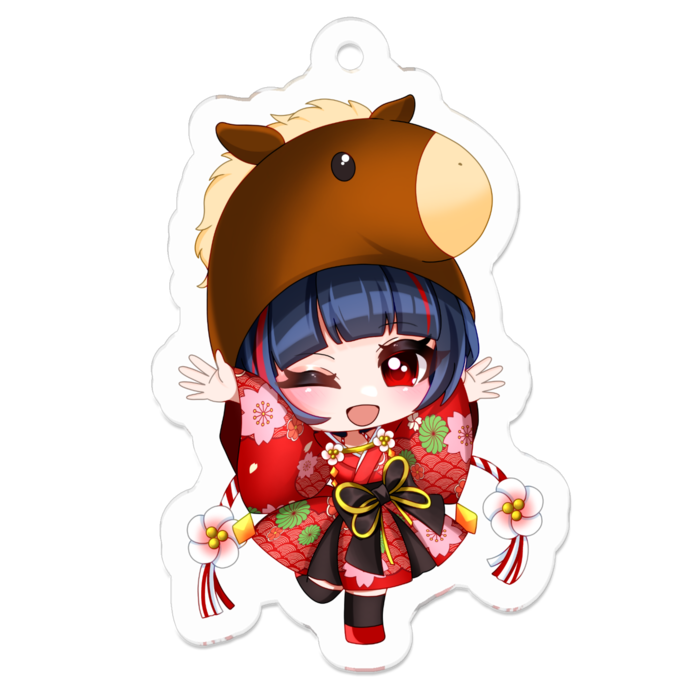 アクリルキーホルダー - 50 x 50 (mm)