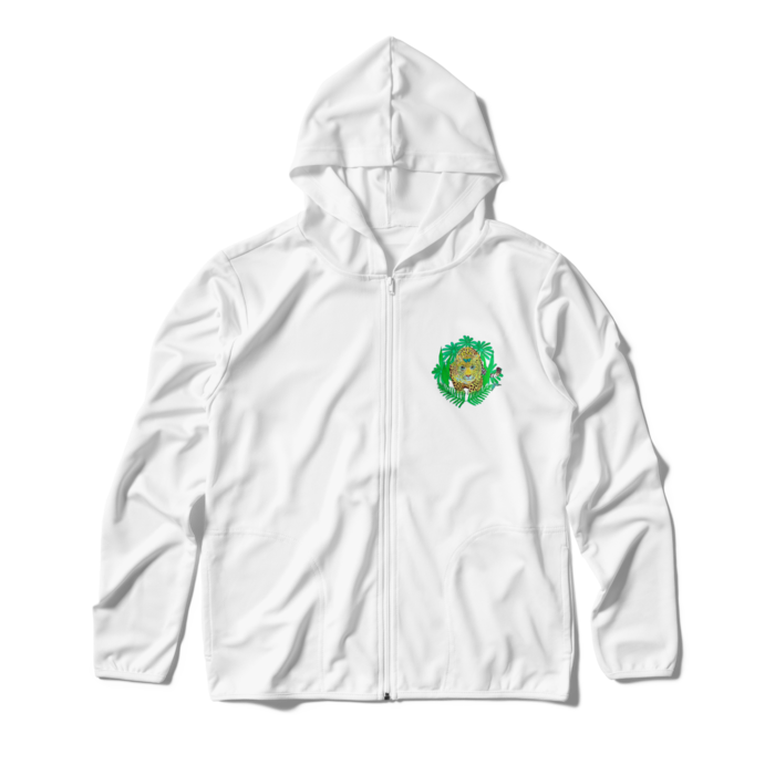 ジップパーカー - M - ホワイト