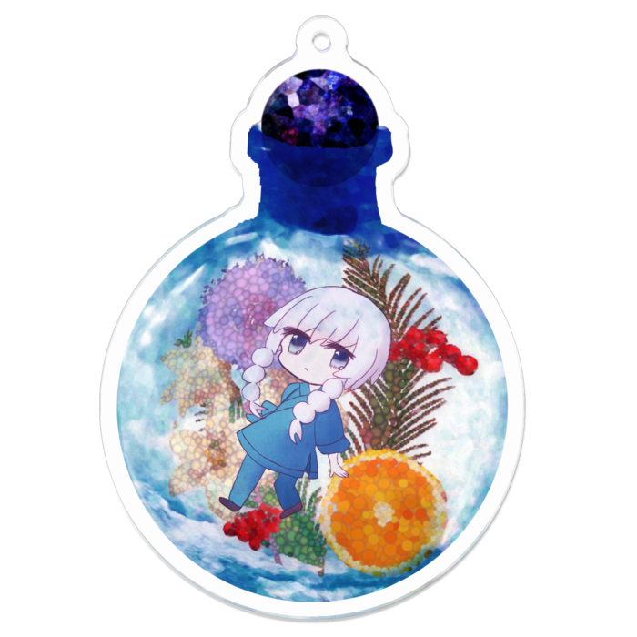 アクリルキーホルダー - 70 x 70 (mm)