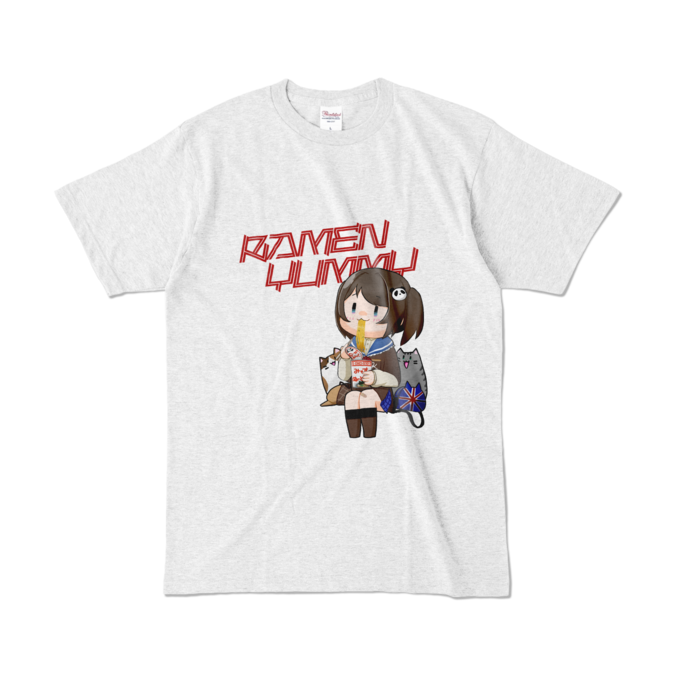 カラー：Tシャツ - L - アッシュ （淡色）