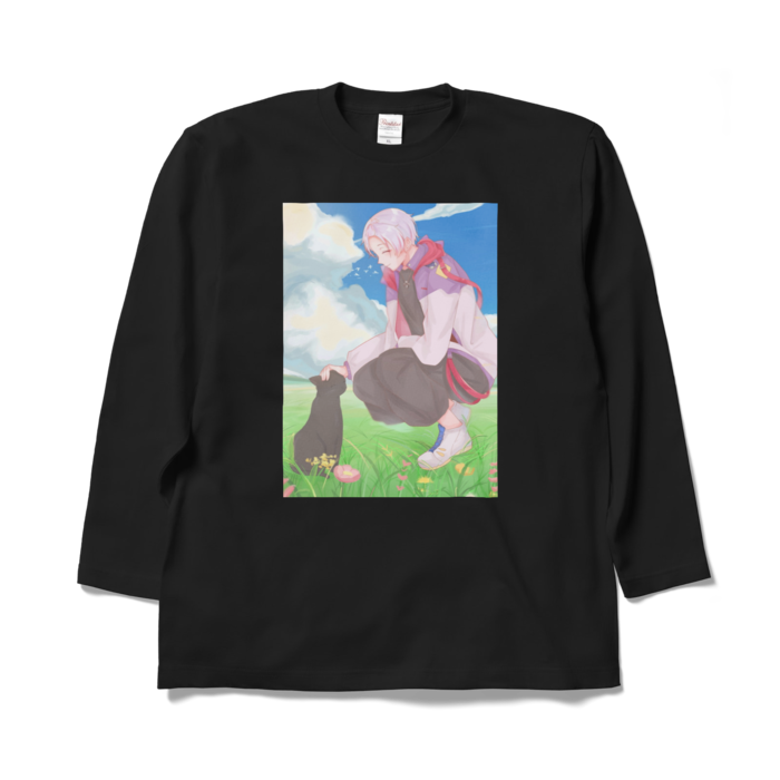 ロングスリーブTシャツ - XL - ブラック