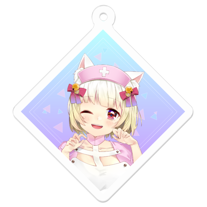 アクリルキーホルダー - 50 x 50 (mm)