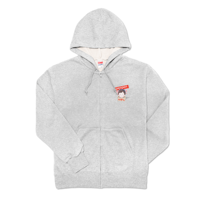 penpenジップパーカー - M - 左胸