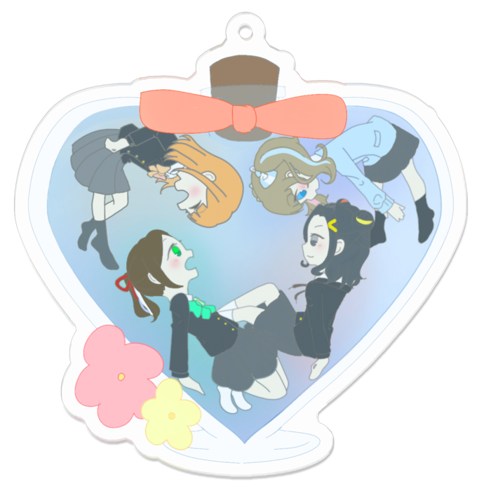 アクリルキーホルダー - 70 x 70 (mm)