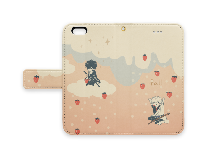 手帳型iPhoneケース - iPhone 6 / 6s - ストラップ穴 あり
