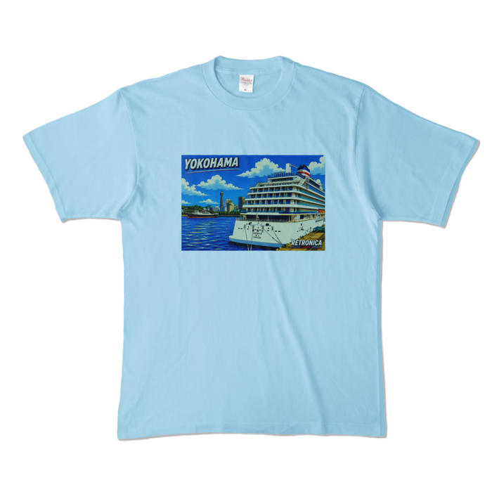 カラーTシャツ - XL - ライトブルー (淡色)